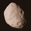 Janus na zábere sondy Voyager 2.