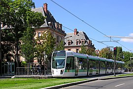 Le tramway de Paris.
