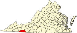 Koartn vo Grayson County innahoib vo Virginia