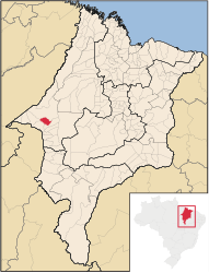 São Francisco do Brejão – Mappa