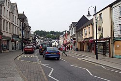 Hovudgata i Okehampton