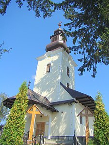 Archangels' church in Ciceu-Giurgești village