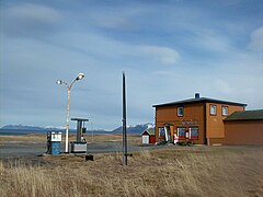 Shop and gas station on Gimsøya