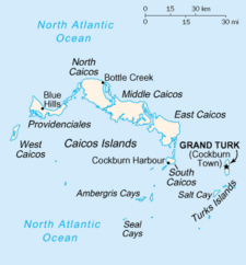 Peta KapuloanTurks dan Caicos