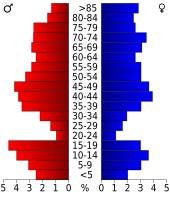 Bevolkingspiramide Rawlins County