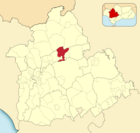 Расположение муниципалитета Вильянуэва-дель-Рио-и-Минас на карте провинции