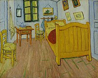在亞爾的臥室（法文：La Chambre à butts，荷蘭文：Slaapkamer te Arles），1888