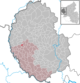 Kaart van Zweifelscheid