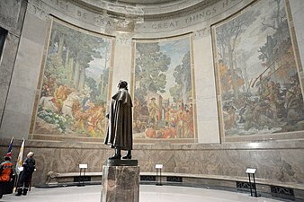 Murals to the left