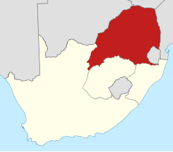 Ligging of Transvaal