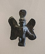 Statuette en bronze de Pazuzu accroupi, début du Ier millénaire av. J.-C. Musée du Louvre.