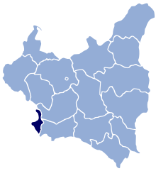 Description de l'image Poland Voivodeships adminstrative division 1930 Silesian Voivodeship.svg.