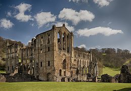 Ruinas de la abadía de Rievaulx.