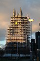 Church undergoing maintenance work in January 2015