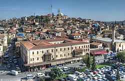 Panorama di Gaziantep dal castello