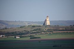 Wartberg church. This part of Horn county is located in the Weinviertel part of Lower Austria.