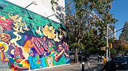 Mural on East Houston Street and Bowery