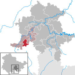 Cursdorf – Mappa