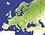 Satellitenansicht auf Europa