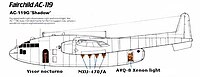 AC-119G的武器佈局