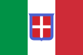 Drapeau du royaume de Sardaigne (1848–1861) puis du royaume d'Italie