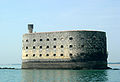 El fort vist des del sud amb marea baixa