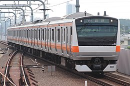 非貫通型のJR東日本E233系電車