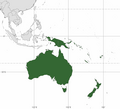 Image 25Australia's concept of Australasia, which includes Australia, New Zealand and, in this case, Melanesia (from Australasia)