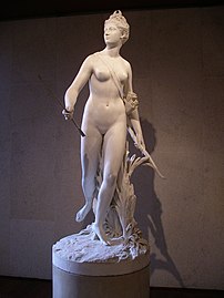 Houdon, Diane chasseresse, 1780.