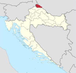 Hạt Međimurje ở Croatia