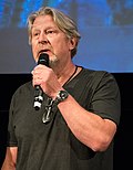 Huvudrollsinnehavaren Rolf Lassgård under presentationen av En man som heter Ove.