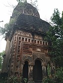 Radhagobinda Jiu temple: Shikhar deul with porch in front