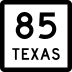 State Highway 85 marker