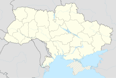 Mapa de localización de Ucraína