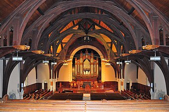 Vassar Chapel Interior, Vassar College, Poughkeepsie, New York