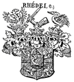 Gräfliches Wappen derer von Rhédei von 1744 bei Johann Siebmacher