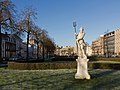 Arnhem, la escultura de Neptunes en la calle Jansbuitensingel