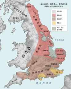 Map of Anglo-Saxon Britain