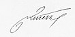 Signature de Heinrich von Wittek