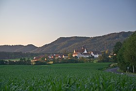 Das Kloster von Süden gesehen