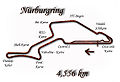 A Nürburgring nyomvonala 1995-től 2001-ig