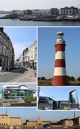 Een collage van Plymouth