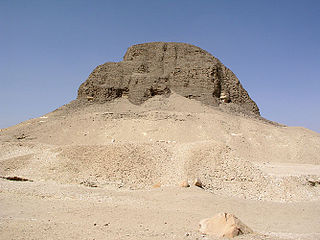 Senusret IIs pyramid i El-Lahun.
