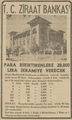 Di sala 1938'an de rojnameya Tan reklama Banka Ziraatê da