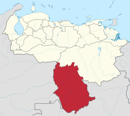 Kaart van Amazonas
