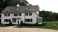 c. 1690 farmhouse on the East Farm Estate, currently used as a winery tasting room