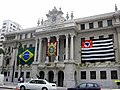 Faculdade de Direito de São Paulo, edifício eclético com forte influência neocolonial (inaugurado em 1939).