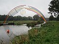 Arcobaleno in acciaio sulla Hunte tra Goldenstedt e Twistringen