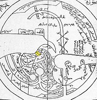 (arap.) Ibn Havkalova karta svijeta (10. st.)