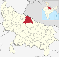 Uttar Pradesh میں محل وقوع